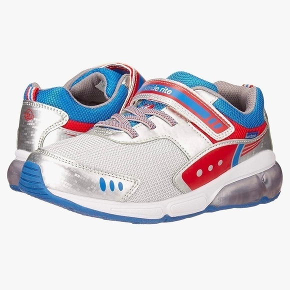 Stride Rite Boys Girls Kids Made To Play Blast Off Light Up Sneakers Grey 10.5M - Picture 1 of 16